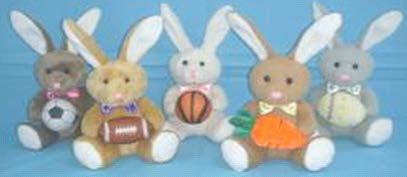 99 % Profit: 32% Plush Bunny with Carrot or Egg GS Item#: