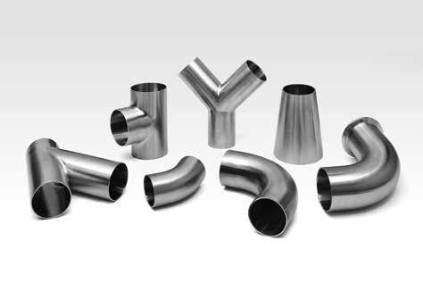 Butt Weld Fittings Top line precision crafted sanitary butt weld polished fittings come standard with the No.