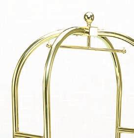 All Birdcage Luggage Carts feature casters mounted to a steel reinforced