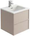 french blush french grey KOLTON wall mounted vanity unit - including composite