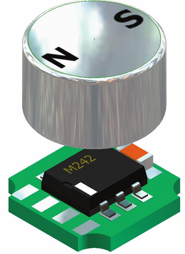 Introduction The AKM EM-3242 Non-Contact Angle Position Sensing IC is a very small, low cost and easy to use angle position sensor with a continuous 360 degree range.