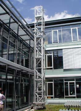 Also some of the glass roofs are not designed to support the weight of a person, therefore a ladder is needed to