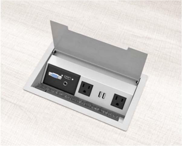 INTERACT G2 POWER - NON-LINKING Questions? Call 816-774-4050 Specs: The Interact G2 Series is designed for small conference areas and meeting rooms. Choose from power or power and USB charging.