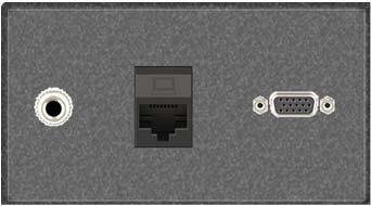Siemen (1) Mini-Stereo (1) VGA 15 Pin w/ 60