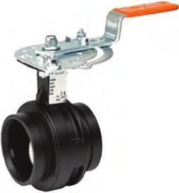 Victaulic Vic300 MasterSeal Butterfly Valve Series 761 Black Alkyd