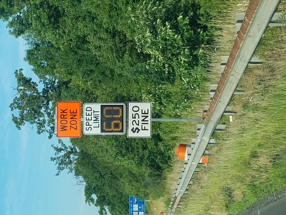 3 Separate Pay Items for the Lights and the Digital Speed Limit Signs 1. Work Zone Presence Lighting- Quantity will normally be 15 units Based on using 6 units per mile over 2.5 miles 2.
