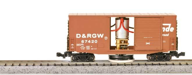 Denver & Rio Grande Western Motorized Track Cleaning Car Micro-Trains has partnered with MNP Inc.