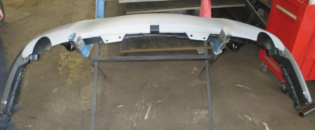 The underside of the bumper will need a 1 ¾ by 2 cut to accommodate the receiver.