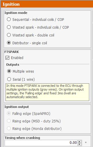 8. FTSPARK settings and operation 8.