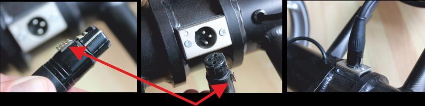 4) Install the battery in the cart and plug the power cord into the power outlet of the motor, gently