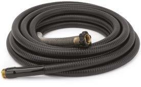 Superflex Air Hose - 15% lighter weight than other leading brands for more control at the gun. No tools hose connection.
