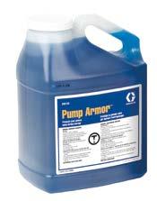 Pump Armor Dual purpose: 1. Undilluted for long term storage: lubricant and anti-freeze in one 2.