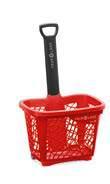Convenient roller basket for quick shopping > Ideal for small