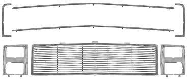 Fits 1988-1991 GMC Jimmy, Suburban, Crew Cab or Dually. 88-30192 l 88-91 Brushed............$ 175.00 ea.