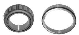 .....$ 49.00 ea. FRONT WHEEL BEARINGS With full-floating axle, 10.5 RG.