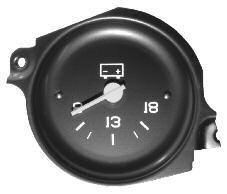 Without Tachometer, with "DIESEL" printed on gauge.