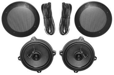 This gives you the great sound of two speakers in the front of your car without having