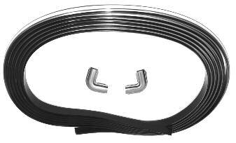 .....$ 17.00 ea. REAR CARGO DOOR WINDOW SEALS 73-35453 Black leather, 4 spoke.......$ 149.00 ea. Available in standard (without groove) for use without lock strip or deluxe (with groove) for use with separate lock strip.