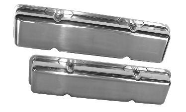 CHROME DRESS UP KIT VALVE COVERS VALVE COVERS Polished aluminum with cast in oil