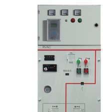Circuit breaker panel (Function V/CB Standard 630A vacuum breaker 3-position disconnector PBD protection relay SF6 pressure gauge Voltage