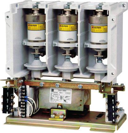 Contactor For motor starters, transformers and capacitor banks, the Unitole UX system is available with vacuum contactor trucks. Contactors for 3.6 or 7.