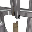 To prevent overtightening a fail-safe feature is incorporated in the design of the Cable Tie.