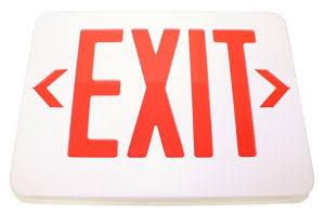 LED & LEC EXIT SIGNS Rebate: $25/sign Must be replacing incandescent lighting