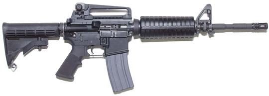 Refurbished M4 5.56mm Carbine Refurbished in U.S.A. to U.S. Mil Spec Colt photograph above; actual weapon may differ in appearance and kit.