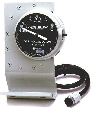Gas Accumulator Indicator Conservator Provides visual evidence of gas generation Can be wired to alarm