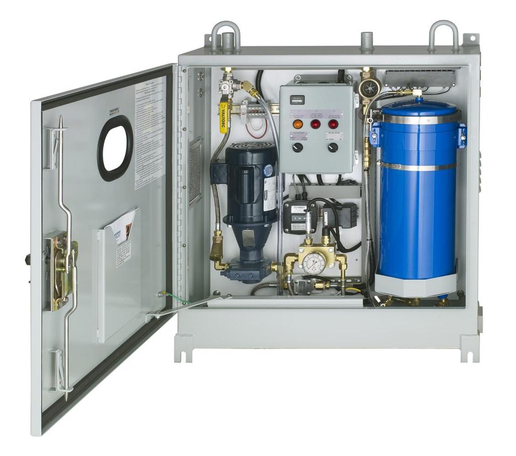 LTC Oil Filtration Systems Typically used on non-vacuum LTCs to remove carbon and metallic particle contaminants (down to 3 microns) and free moisture in oil