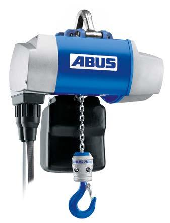 ABUS Hoists Powerhouses for more than just jib cranes *) depending on load capacity ABUCompact GMC Capacity: 200 kg Lifting speeds*): 12 m/min ABUCompact GM2 Capacity: 630 kg Lifting speeds*): 20