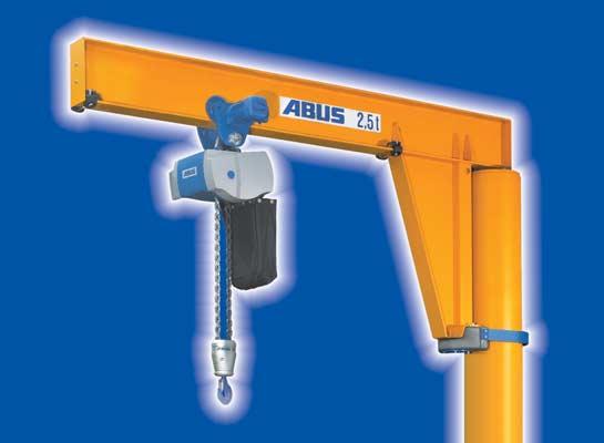 The complete range of pillar and wall jib cranes for