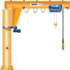 Pillar jib crane VS with electric wire rope hoist GM 1000 Jib length: Overall height: 5 t 7 m 5 m Plates and steel components of varying size and weighing up 5 t are required in mould and die