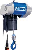 are the ABUS electric chain hoists ABUCompact. The hoists of the ABUS chain hoist generation ABUCompact are distinguished by a fresh design and convincing technical features.