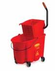 design greatly etends the life of your mop, gently compressing the mop head to etract the water Colour: Yellow Handy Tool Caddy Colour Grey Rubbermaid WaveBrake Side Press Combo 33 Lt capacity