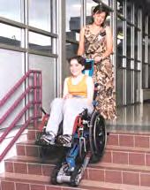 Evacuation chairs are the most viable solution to the Escape issue Stair-Trac Portable Wheelchair Lift A portable wheelchair lift that attaches under most standard wheelchairs and can be used both