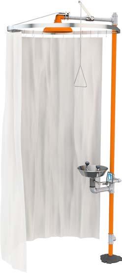 Accessories Modesty Curtains AP250-015 Modesty Curtain for Horizontal Showers and Safety Stations In an emergency, it is imperative that contaminated clothing be removed as quickly as possible.