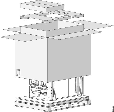 Figure 4: Chassis In Original Packaging Step 4 Using two people, lift