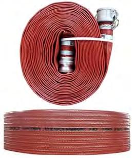 Eagle Red PVC HD Discharge Hose Designed for agricultural, quarry, irrigation, mining, construction and industrial applications.