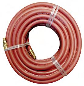 Red Air Hose Assemblies Eagle Air Jackhammer Hose Designed for connection to pneumatic tools.