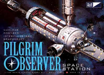 Pilgrim Observer Space Station This is the spacecraft from the future as seen through the eyes of the seventies, the result of