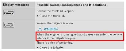 Causes Ø How could the exhaust gas enter into vehicle cabins?