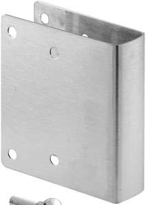 doors Increases strength and durability Round Edge Cover Plate Square Edge Cover Plate Part No.