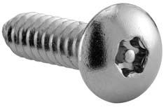 Fasteners Security (Six Lobe - With Center Pin) Part No.