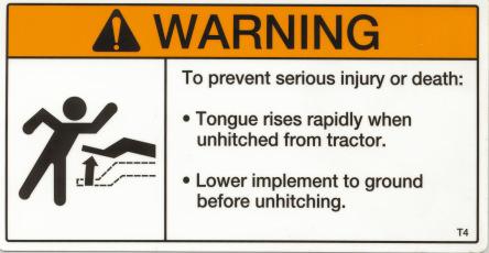 DECALS 0 MANUAL WIL-RICH INLINE RIPPER ITEM PART NO DESCRIPTION DECAL SPEED SIGN MILE/HR INLINE RIPPER DECAL DECAL HIGH VOLTAGE DANGER DECAL TILLAGE PROMOTES A SAFER ENVIRONMENT FOR TOMORROW DECAL