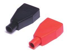 BATTERY CONNECTORS AND CABLE 09 BATTERY TERMINAL PROTECTORS Protects alternator and electrical system from shorts Reduces the risks of