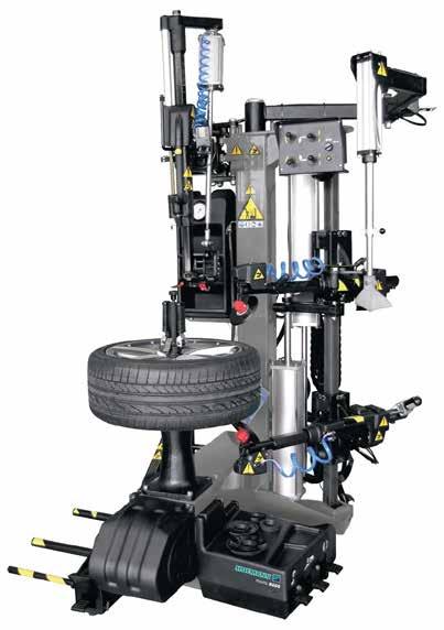Semi-automatic car tyre changer - demounting without tyre lever monty 8600 Platinum High-productivity tyre changer for car tyres: productive time-saving - professional.