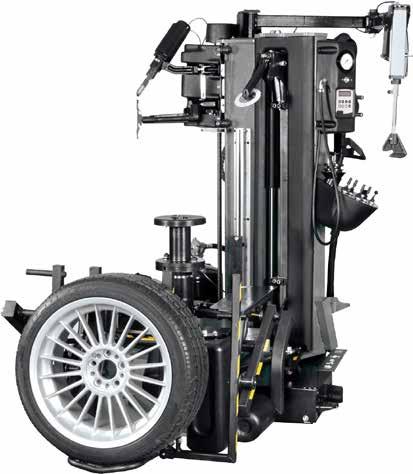 Automatic tyre changer monty Quadriga 1 Quadriga GP The automatic tyre changer for high-volume shops, combining automatic procedures with utmost safety and ease of use. With top-side bead seating kit.