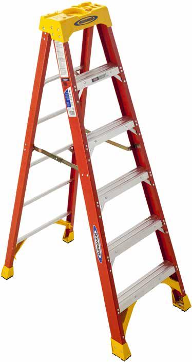 6200SERIES Stepladder Available in 3', 4', 5', 6', 7', 8', 10' and 12' sizes Type