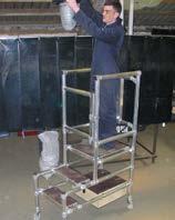 ACCESS EQUIPMENT STEPS & LADDERS PODIUM STEPS (The safe alternative to Builders Steps) Podium Steps Mk1-3 (0.91m) platform height or, Mk1 complete with adaption kit - 5 6 (1.71m) platform height 41.
